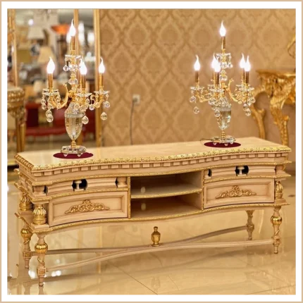 ست میز تلویزیون و کنسول دوردار